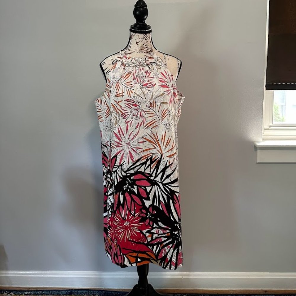 London Times Floral Summer Dress - Size 12